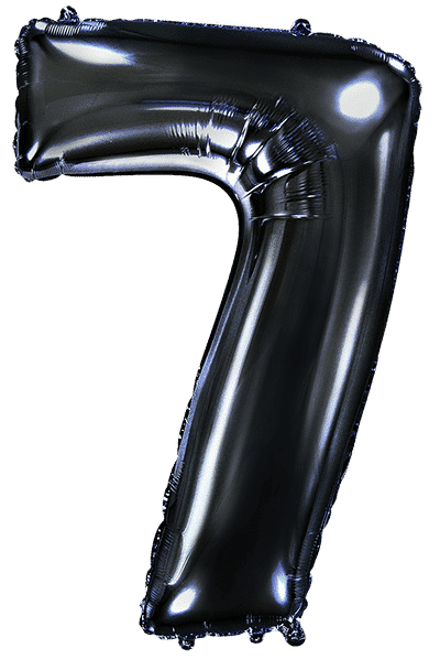 Number 7 - Black, 40"/102cm