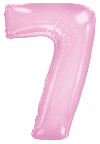 Number 7 - Pink, 40"/102cm