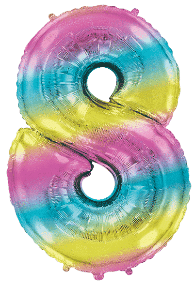 Number 8 - Gradient, 40"/102cm