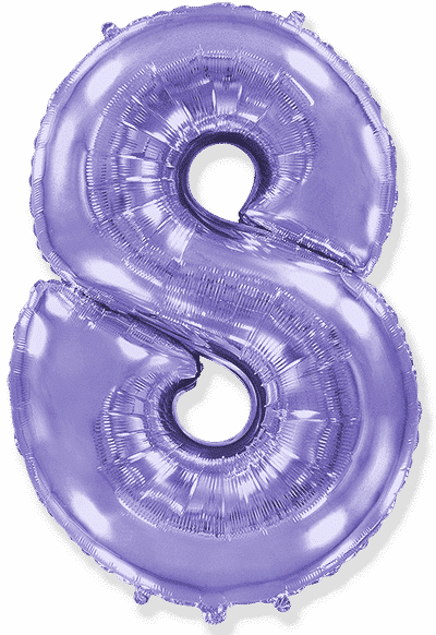 Number 8 - Lilac, 40"/102cm