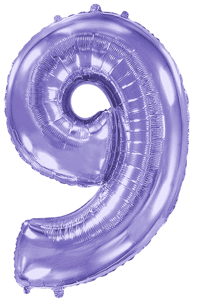 Number 9 - Lilac, 40"/102cm