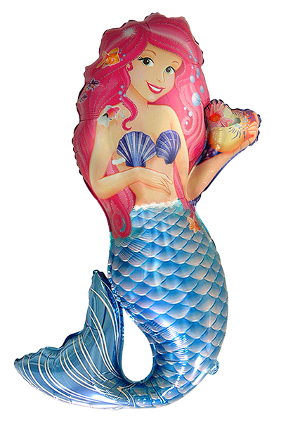 Zoe Mermaid - 43"/109cm.h x 30"/77 cm.w