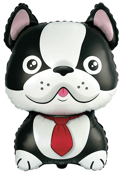 French Bulldog - 27"/70cm.h x 18"/46cm.w, Black