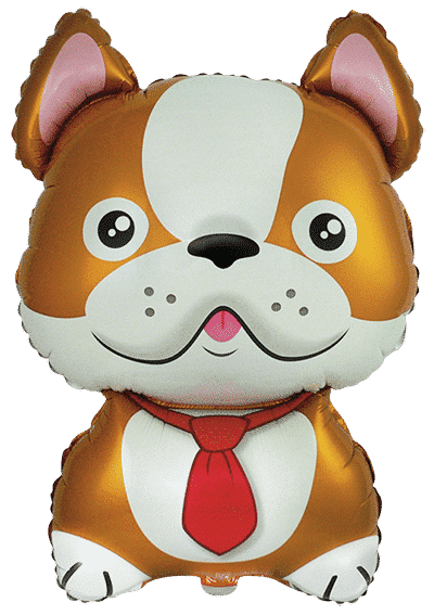 French Bulldog - 27"/70cm.h x 18"/46cm.w, Brown