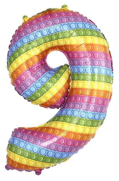 Number 9 Pop It - 26"/67cm