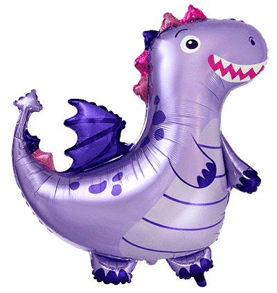 Dragon - Lilac, 36"/92cm.h x 36"/92cm.w