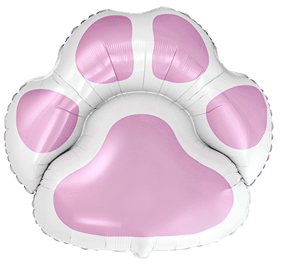 Footprint - Pink, 29"/73cm.h x 30"/76cm.w