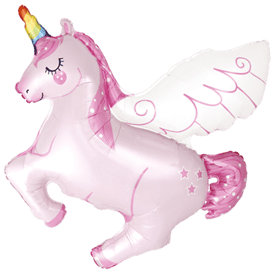 Unicorn Wing - 44"/113cm.h x 42"/108cm.w, Pink
