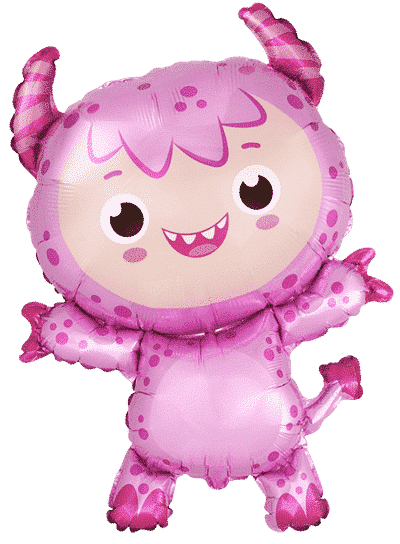 Baby Monster - Pink, 34"/87cm.h x 24"/61cm.w