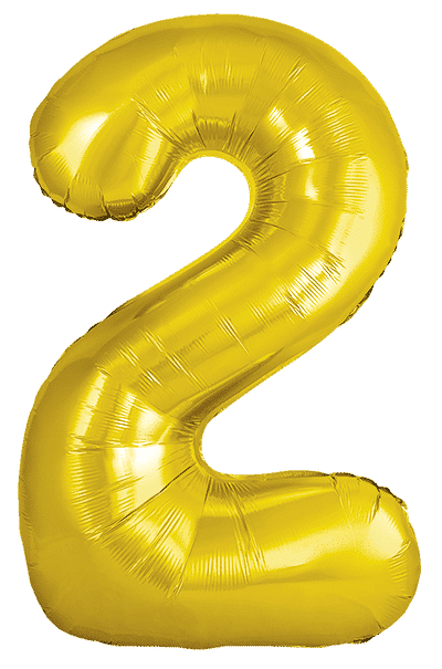 Number 2 Slim - 34"/86cm, Gold