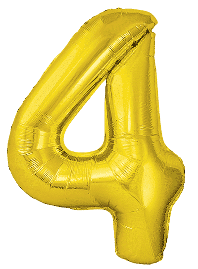 Number 4 Slim - 34"/86cm, Gold