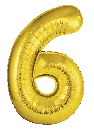 Number 6 Slim - 34"/86cm, Gold
