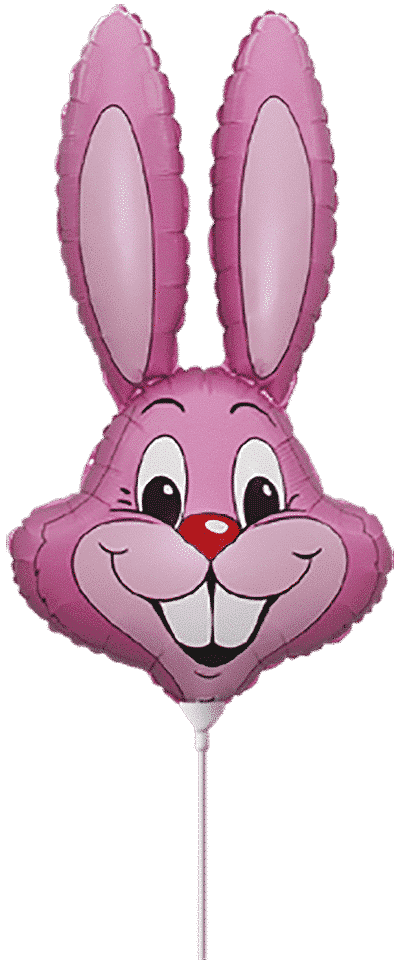 Rabbit - Mini 16"/41cm.h x 9"/24cm.w, Pink