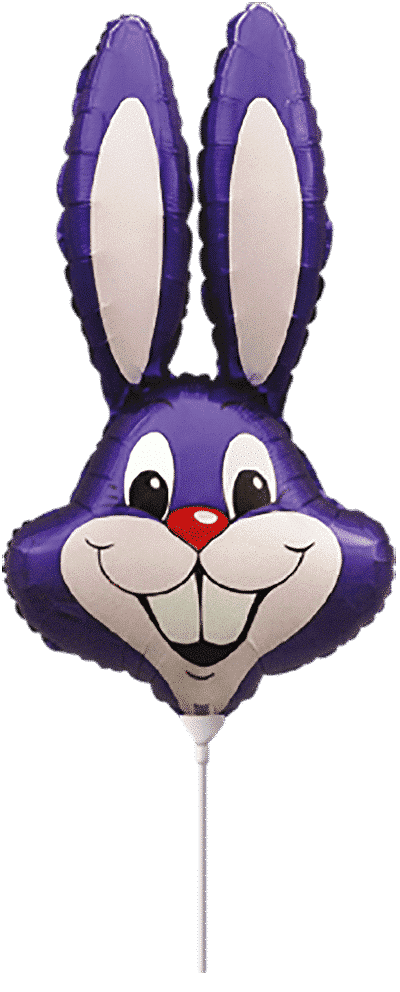 Rabbit - Mini 16"/41cm.h x 9"/24cm.w, Violet
