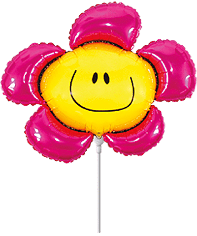 Flower - Mini 13"/34cm.h x 15"/37cm.w, Fuchsia