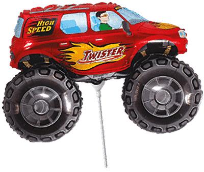 Big Wheel - Red, Mini 10"/26cm.h x 14"/37cm.w