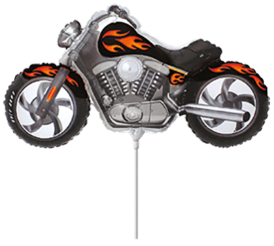 Custom Moto Black - Mini 8"/21cm.h x 17"/42cm.w