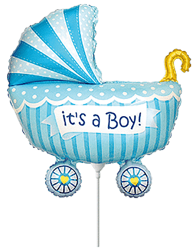 Baby Buggy Boy - Mini 13"/34cm.h x 11"/28 cm.w