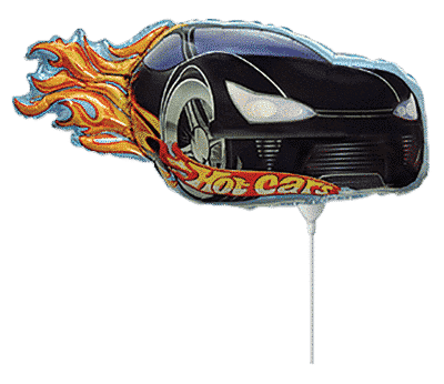 Hot Car - Mini 8"/21cm.h x 16"/40cm.w, Black