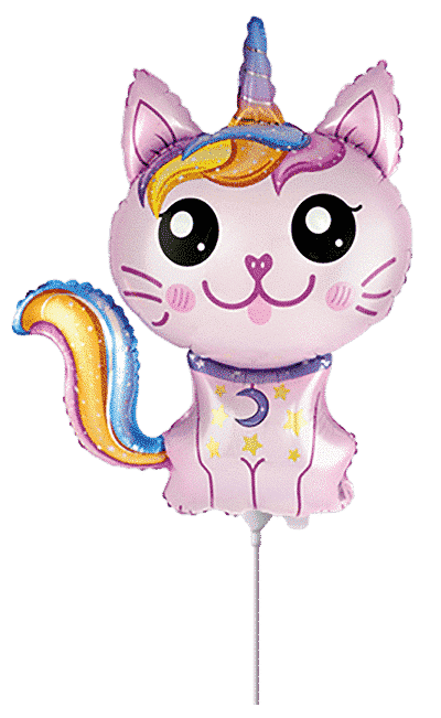 Caticorn - Mini 12"/32cm.h x 10"/26cm.w, Fuchsia