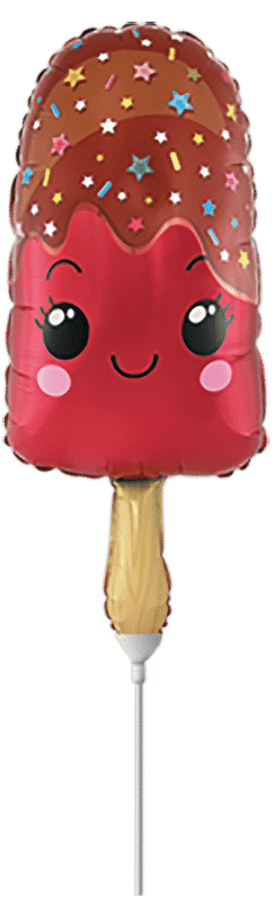 Ice Lolly - Red, Mini 13"/33cm.h x 6"/16cm.w