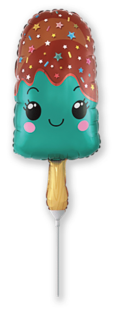 Ice Lolly - Turquoise, Mini 13"/33cm.h x 6"/16cm.w