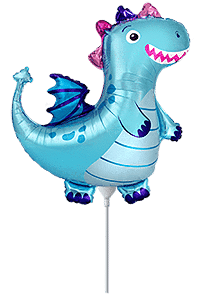 Dragon - Blue, Mini 14"/36cm.h x 14"/35cm.w