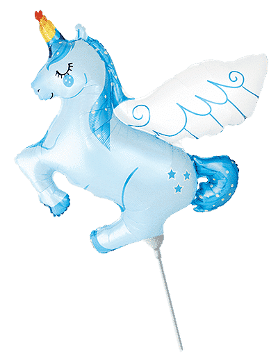 Unicorn Wing - Mini 15"/39cm.h x 16"/40cm.w, Blue