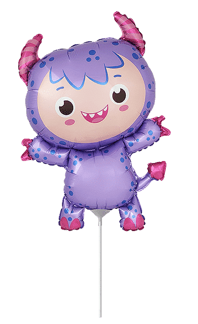 Baby Monster - Lilac, Mini 14"/35cm.h x 9"/24cm.w