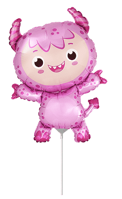 Baby Monster - Pink, Mini 14"/35cm.h x 9"/24cm.w