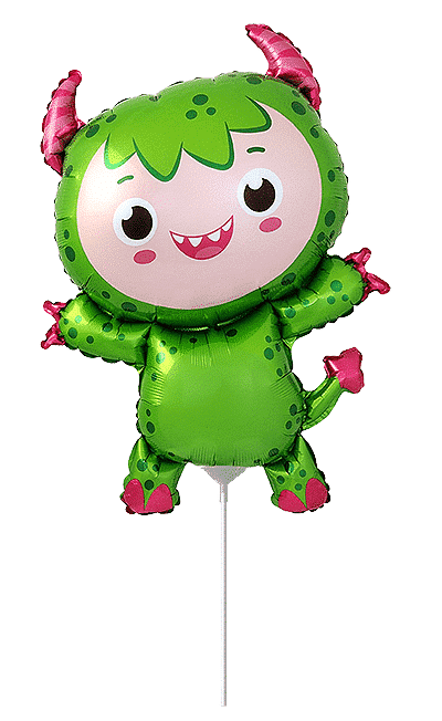Baby Monster - Green, Mini 14"/35cm.h x 9"/24cm.w