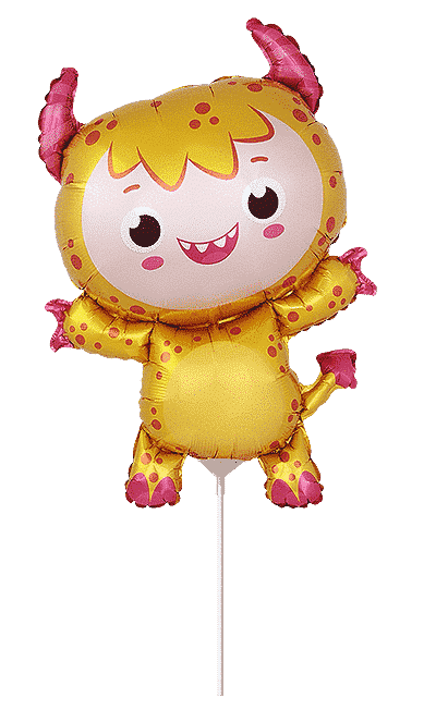 Baby Monster - Yellow, Mini 14"/35cm.h x 9"/24cm.w