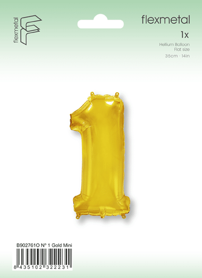 Number 1 Mini - Gold, Single Pack