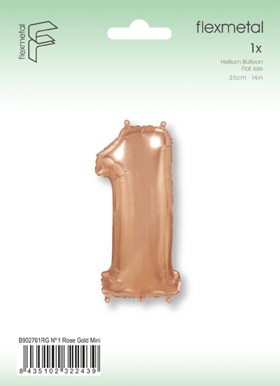 Number 1 Mini - Rose Gold, Single Pack