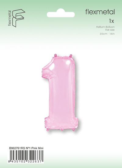 Number 1 Mini - Pastel Pink, Single Pack