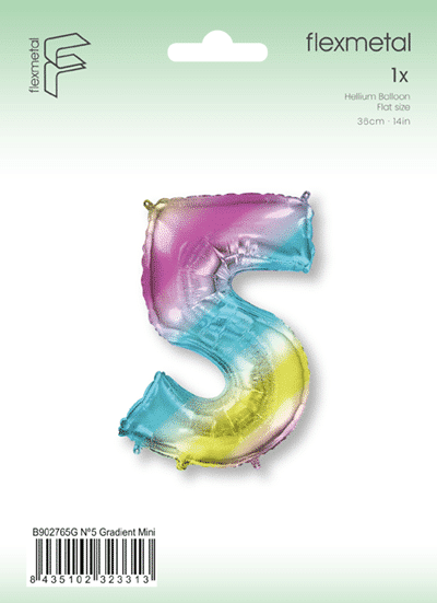 Number 5 Mini - Gradient, Single Pack