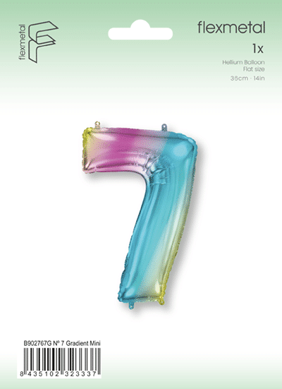 Number 7 Mini - Gradient, Single Pack