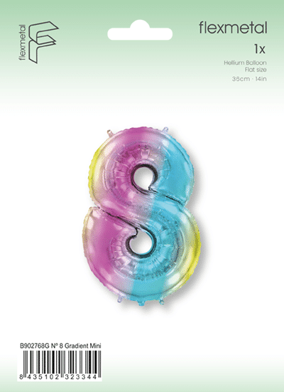 Number 8 Mini - Gradient, Single Pack
