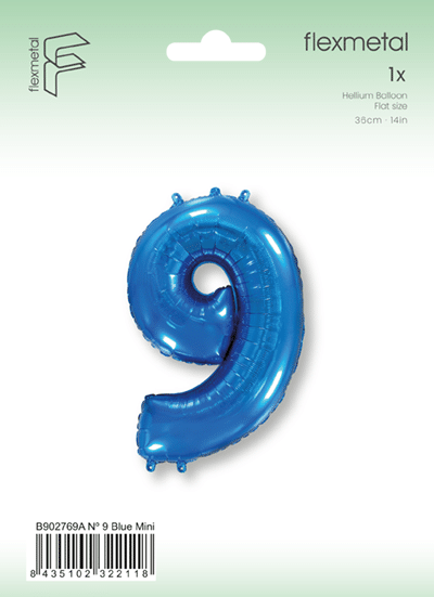 Number 9 Mini - Blue, Single Pack