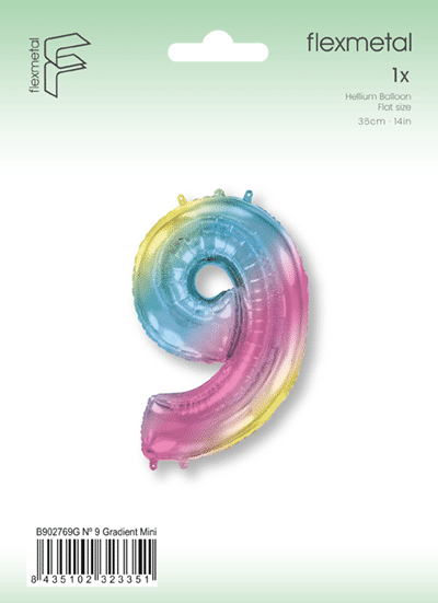 Number 9 Mini - Gradient, Single Pack