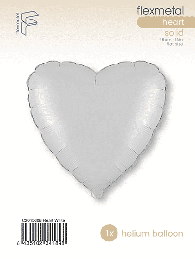 Heart - Single Pack, White
