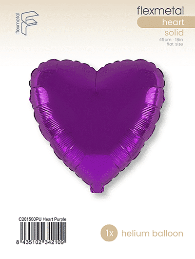 Heart - Single Pack, Purple