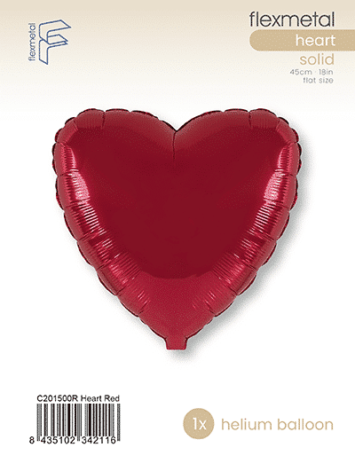 Heart - Single Pack, Red