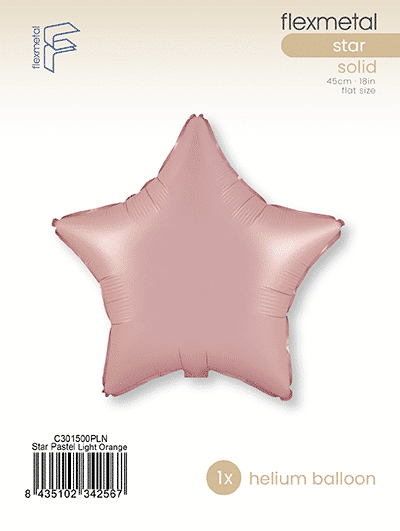 Star Regular - Single Pack, Pastel Light Orange