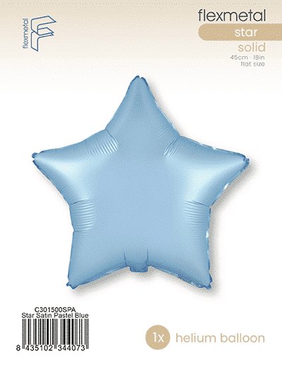 Star Regular - Single Pack, Satin Pastel Blue