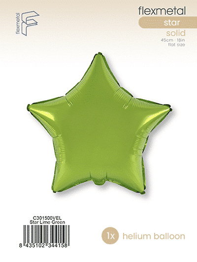 Star Regular - Single Pack, Lime Green