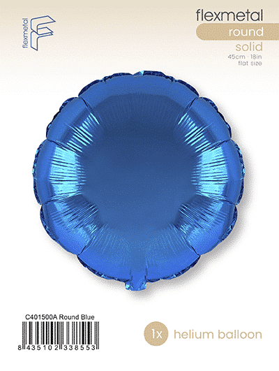 Round - Single Pack, Blue
