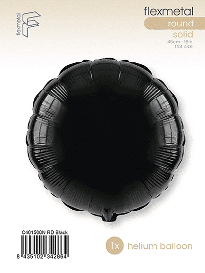 Round - Single Pack, Black