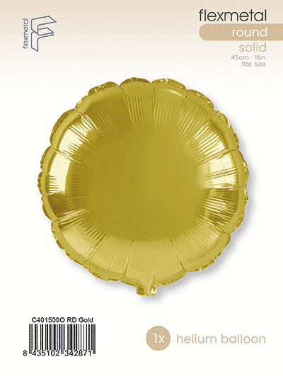 Round - Single Pack, Gold