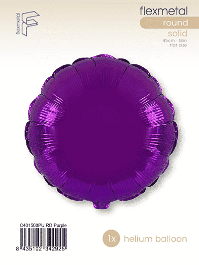 Round - Single Pack, Purple
